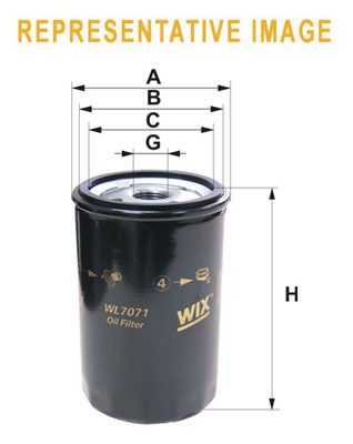 WIX FILTERS Öljynsuodatin WL7139
